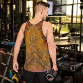 Hipster Dog All-Over Print Men's Tank Top